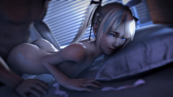 1_boy 1_female 1_girl 1_male 2_humans 3d rnhuman/human animated_gif ass ass_up bed bedroom blonde_hair dead_or_alive doggy_position duo female female_human gif human human_only indoor long_hair lying male male/female male_human marie_rose nude pillow sex shiboishi twin_tails