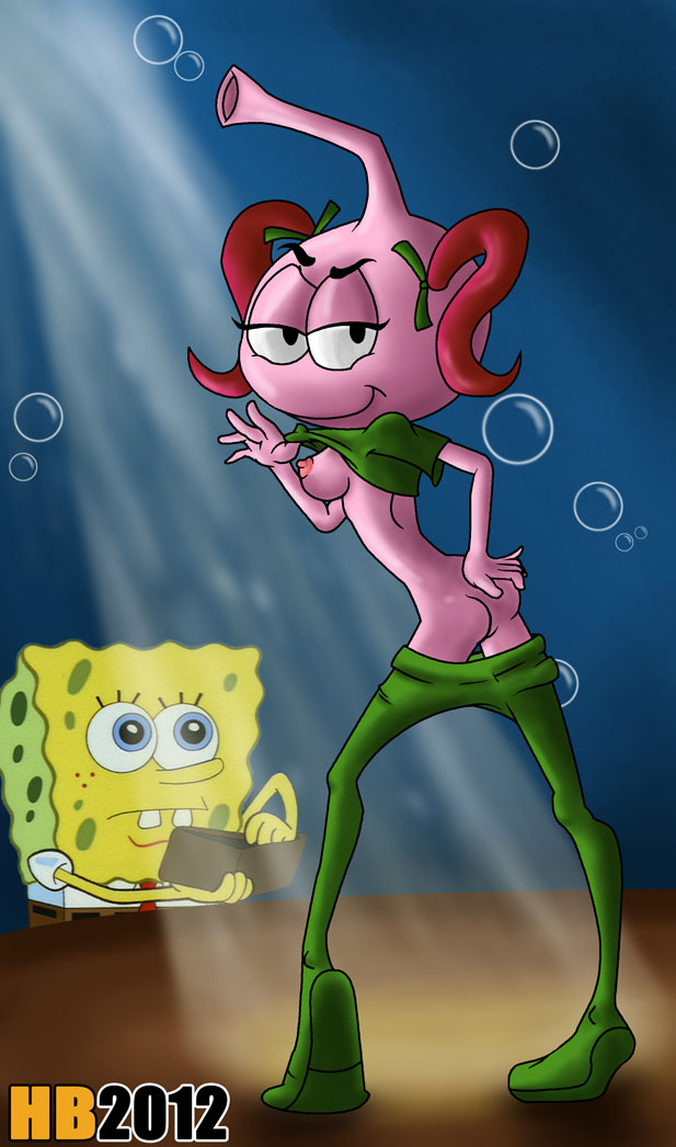 1boy 1girl casey_kelp crossover hentai_boy snork snorks spongebob spongebob_squarepants stripper undressing
