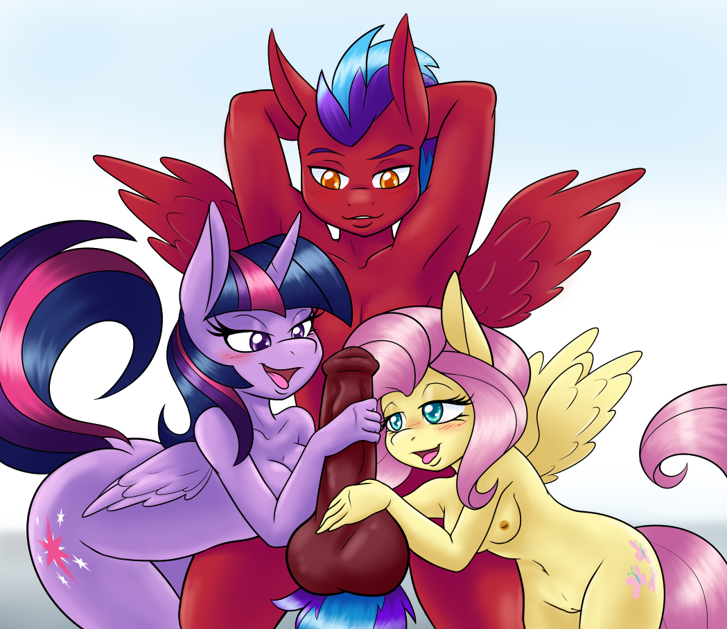 1boy 2girls ambris anthro areola armpits blush breasts cutie_mark equine eyebrows eyelashes fan_character feathered_wings feathers female fluttershy friendship_is_magic furry group group_sex hair half-closed_eyes hands_behind_head horn horse male mammal multicolored_hair multicolored_tail multiple_girls my_little_pony navel nipples open_mouth pegasus penis penis_worship pink_hair pony purple_eyes purple_feathers pussy sex teal_eyes testicles threesome timberrwolf tongue tongue_out twilight_sparkle winged_unicorn wings worship yellow_feathers