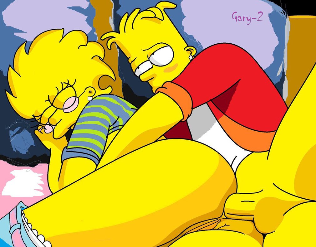 1_boy 1_female 1_girl 1_male 2_humans anal_penetration bart_simpson bottomless brother brother_and_sister clothed duo earings erection female female_human from_behind gary-2_(artist) glasses hair hairless_pussy human human/human human_only incest indoors lisa_simpson lying male male/female male_human pants_down penis pussy sex sister sleeping testicles the_simpsons
