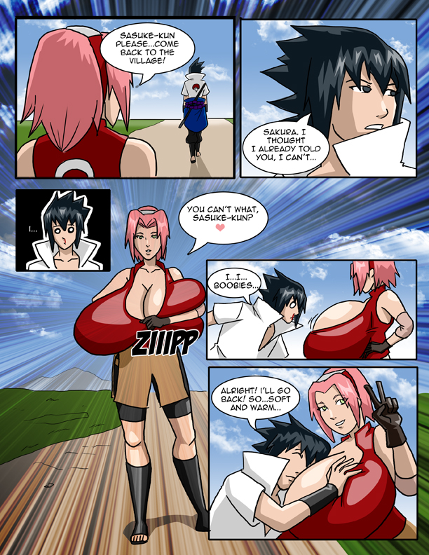 Sakura Breast Expansion Comic