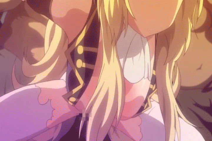 animated_gif anime blonde_hair hentai mashou_no_nie_3 mind_break mireille_von_austria princess rape torn_clothes