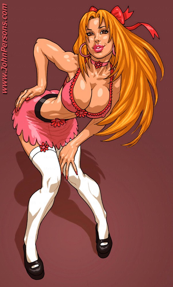 adult aged_up big_breasts blossom breasts john_persons orange_hair powerpuff_girls redhead the_pit