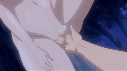 animated anime black_hair censored fingering gif hakushakuke_no_roku_shimai hentai kiriya_kurenai kurenai_kiriya outdoor pussy