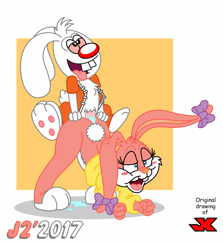 babs_bunny brandy_and_mr._whiskers crossover gif jaimeprecoz2 jk mr._whiskers tiny_toon_adventures