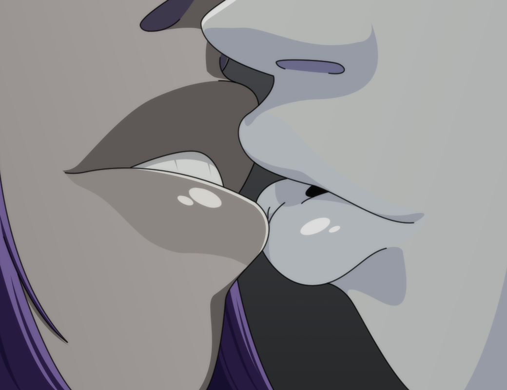 dc dc_comics jinx kissing raven_(dc) ravenravenraven teen_titans yuri