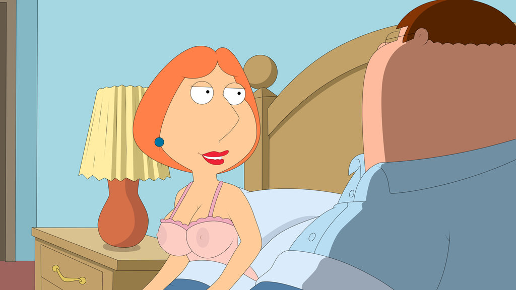 breasts family_guy gp375 lois_griffin nightdress nipples peter_griffin