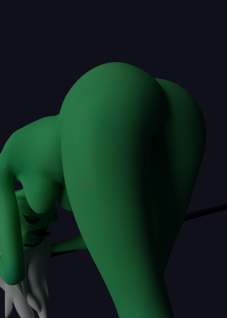 3d big_ass disney green_skin lord_dominator nude wander_over_yonder