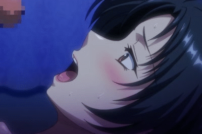 ahegao animated_gif anime bathroom bathtub bed bedroom blush bouncing_breasts breasts censored doggy_position gif hanging_breasts hentai motion_blur nude tsumamigui_3_the_animation tub