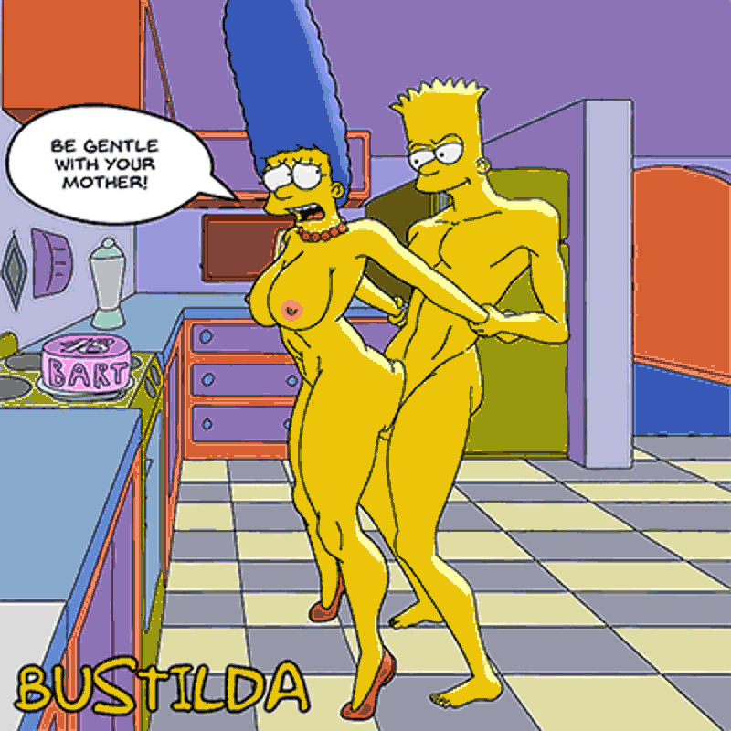 arms_held_back bart_simpson big_breasts birthday birthday_cake blonde_hair blue_hair bouncing_breasts breasts bustilda cake erection feet female food footwear from_behind hair human incest kitchen loop male male/female marge_simpson mature mature_female mother's_duty mother*son mother_&amp;_son mother_and_son necklace nude older older_female older_male older_woman penetration penis rough_sex sex shoes standing_sex testicles the_simpsons wrist_grab yellow_skin