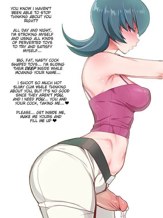 00s 1girl arched_back ass bare_shoulders blue_hair blush breasts clothed cum edit erect_nipples from_side futanari gym_leader hizuki_akira large_breasts lips midriff natsume_(pokemon) navel nipples pants penis pokemon pokemon_(game) pokemon_hgss profile red_eyes sabrina sabrina_(pokemon) simple_background solo uncensored white_background