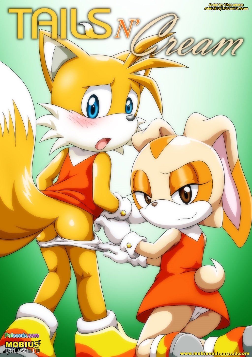 bbmbbf comic cover_page cream_the_rabbit miles_"tails"_prower mobius_unleashed palcomix sega sonic_(series) sonic_the_hedgehog_(series) tagme tails_n'_cream