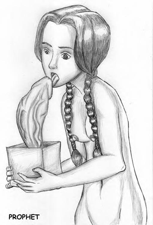 addams_family fellatio licking_penis monochrome oral prophet prophet_(artist) thing thing_(addams_family) wednesday_addams