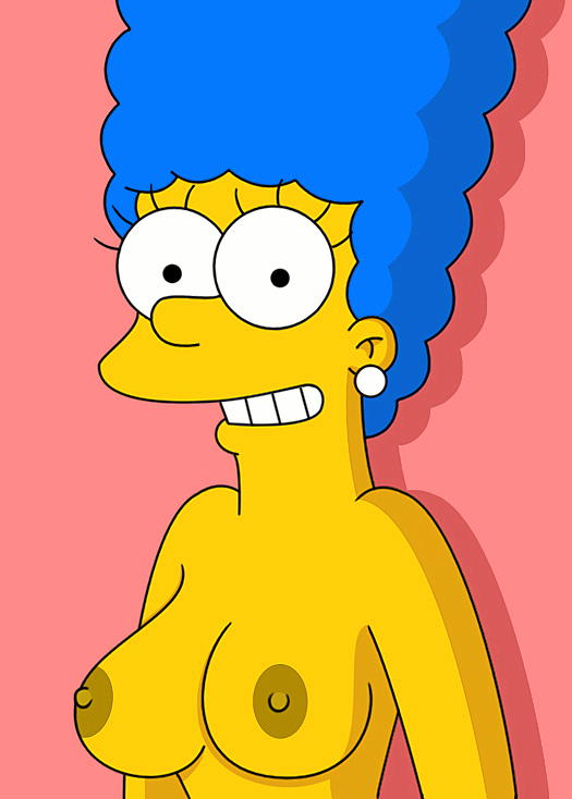 breasts marge_simpson nipples the_simpsons topless