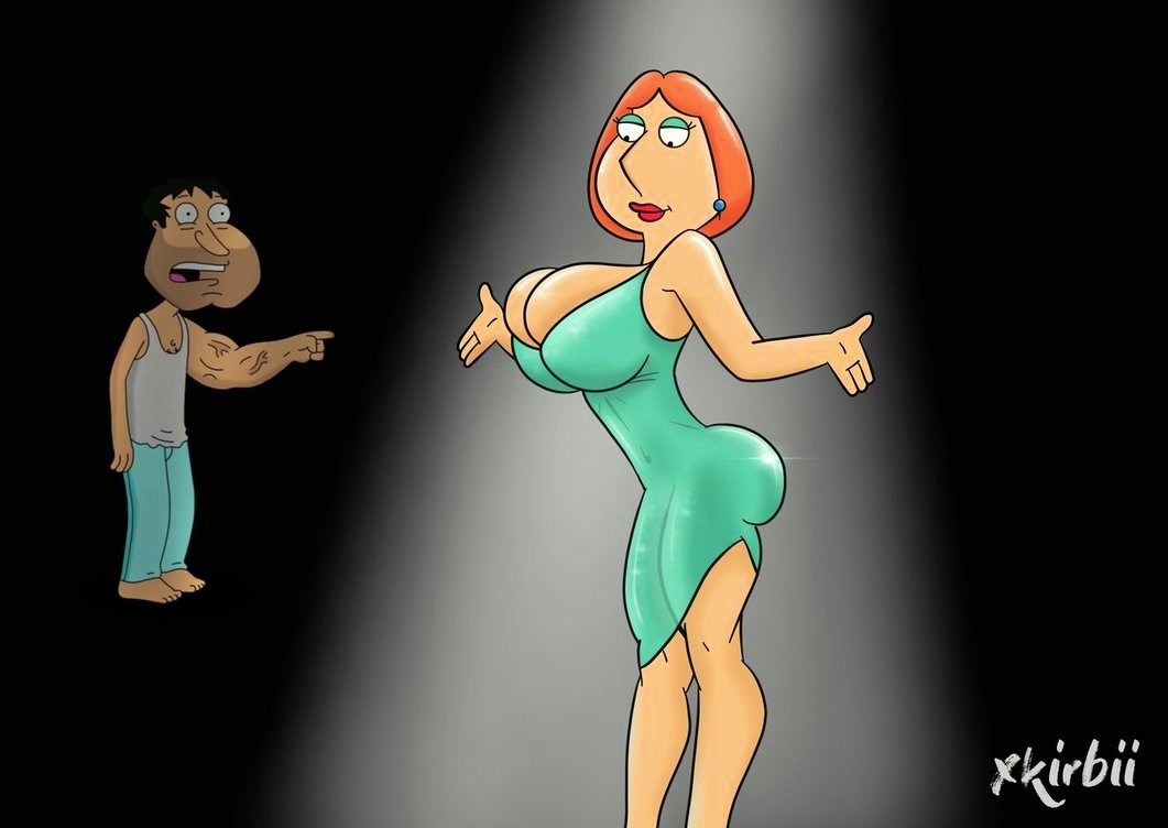 ass dress family_guy glenn_quagmire huge_breasts lois_griffin thighs