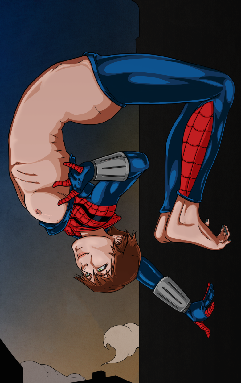 breasts elmrtev feet flexible marvel marvel_comics may_parker mayday_parker mc2 spider-girl spider-man_(series)