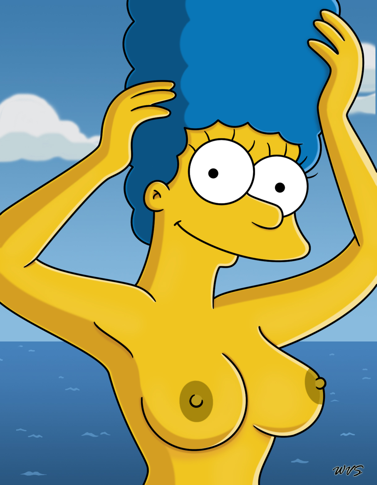 Sexy naked marge simpson