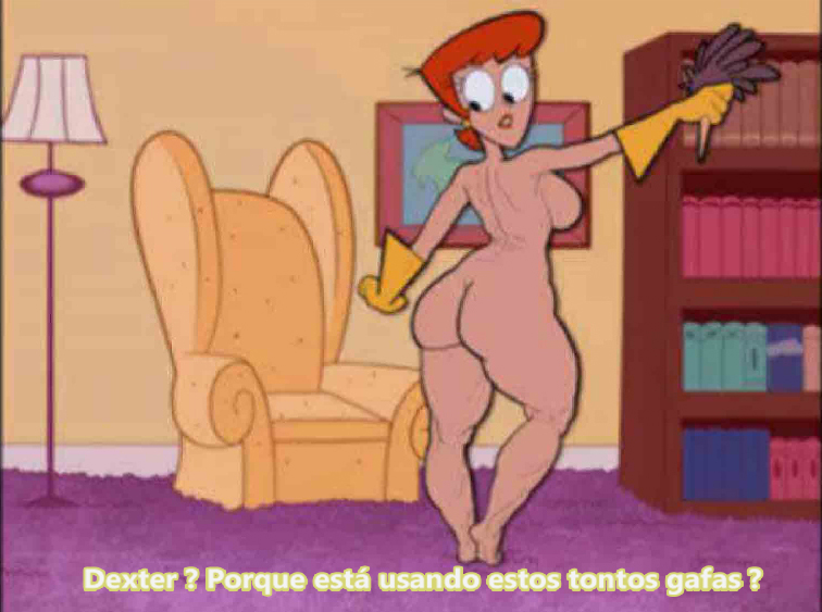 dexter's_laboratory dexter's_mom grigori looking_back nude spanish spanish_text text translated