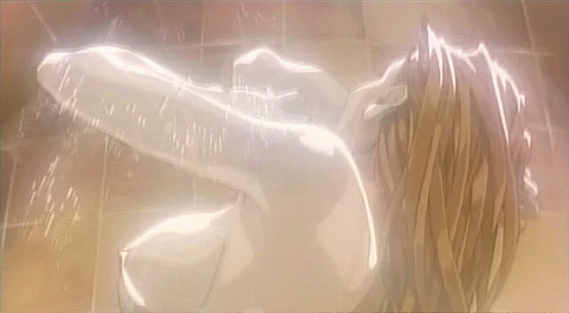 anime ass breasts fatal_fury gif mai_shiranui nude panning_down panning_up shower smile steam video_games wet