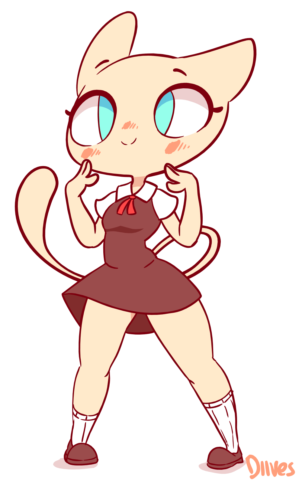 1girl blue_eyes blush cute diives embarrassed gif hot mew no_panties pokemon pussy sexy smile tail upskirt