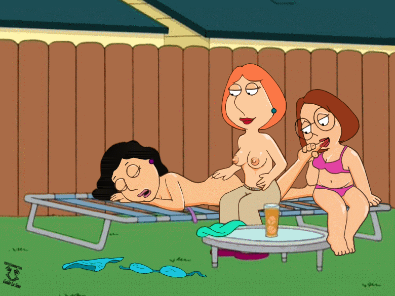 3_girls animated ass bonnie_swanson family_guy funny gif guido_l lois_griffin massage meg_griffin mother_and_daughter multiple_girls neighbor outside sleeping
