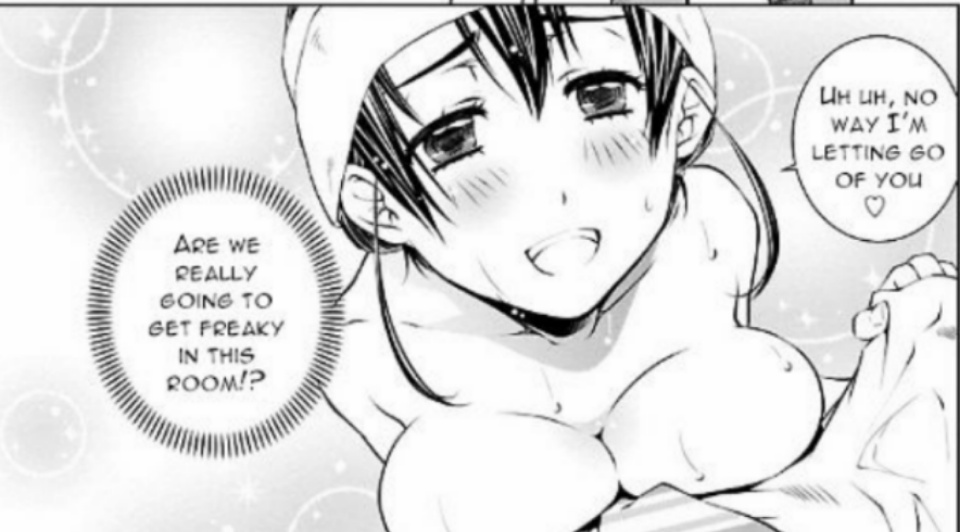 bath_towel big_breasts breasts hentai hiai_mousou manga noeda_kanade topless yandere