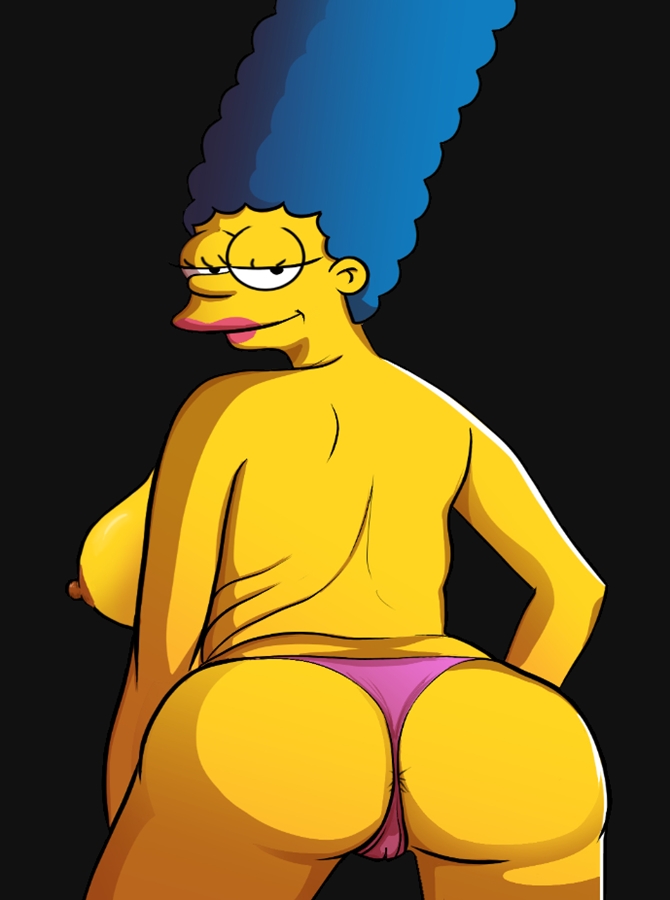 big_ass big_breasts marge_simpson milf the_simpsons