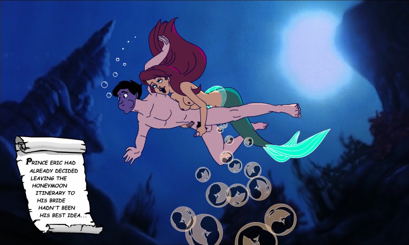 asphyxiation disney prince_eric princess_ariel the_little_mermaid underwater