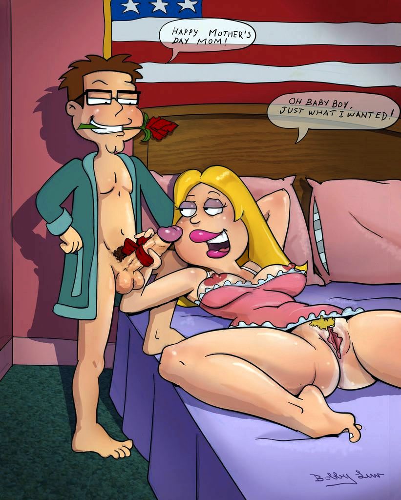 american_dad ass bobby_luv breasts erect_nipples erection francine_smith handjob happy_mother's_day holding_penis incest jpeg_artifacts legs_apart milf mother's_day mother_&amp;_son mother_and_son shaved_pussy steve_smith thighs