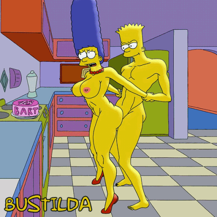bart_simpson edit gif marge_simpson mother's_duty mother_&amp;_son the_simpsons