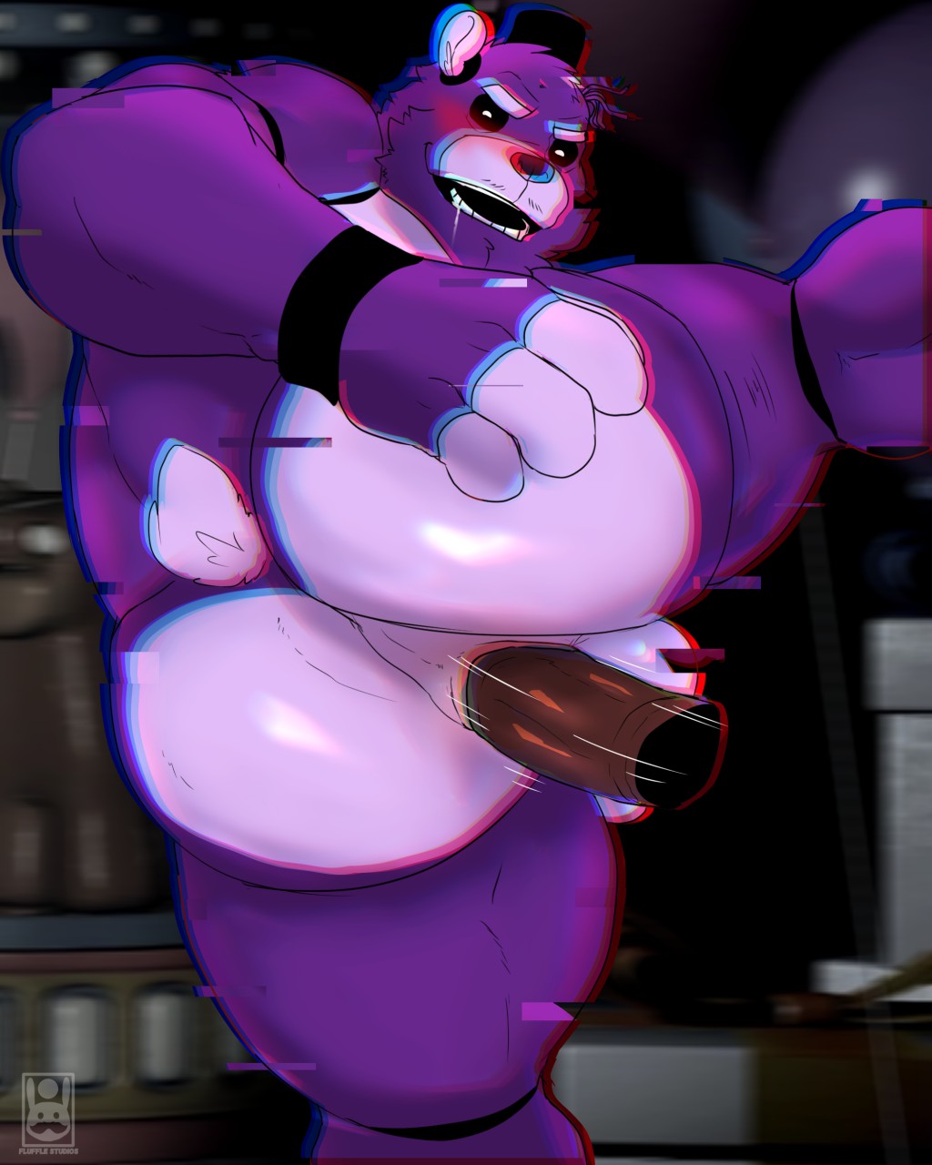 anal anal_sex animatronic anthro anus ass balls barazoku bear big_ass big_butt black_hat blush bonicfan123 bubble_butt close-up clothing disembodied_penis drooling erection five_nights_at_freddy's five_nights_at_freddy's_2 from_behind_(disambiguation) from_behind_position fur furry gay glitching hand_on_ass hand_on_butt hat headgear headwear machine male male_focus mammal muscular muscular_male nude open_mouth penetrated penetration penis presenting presenting_anus presenting_hindquarters purple_body raised_leg robot saliva sex shadow shadow_freddy_(fnaf) smile solo_focus spread_legs spreading teeth thick_thighs top_hat ursid video_games wire yaoi