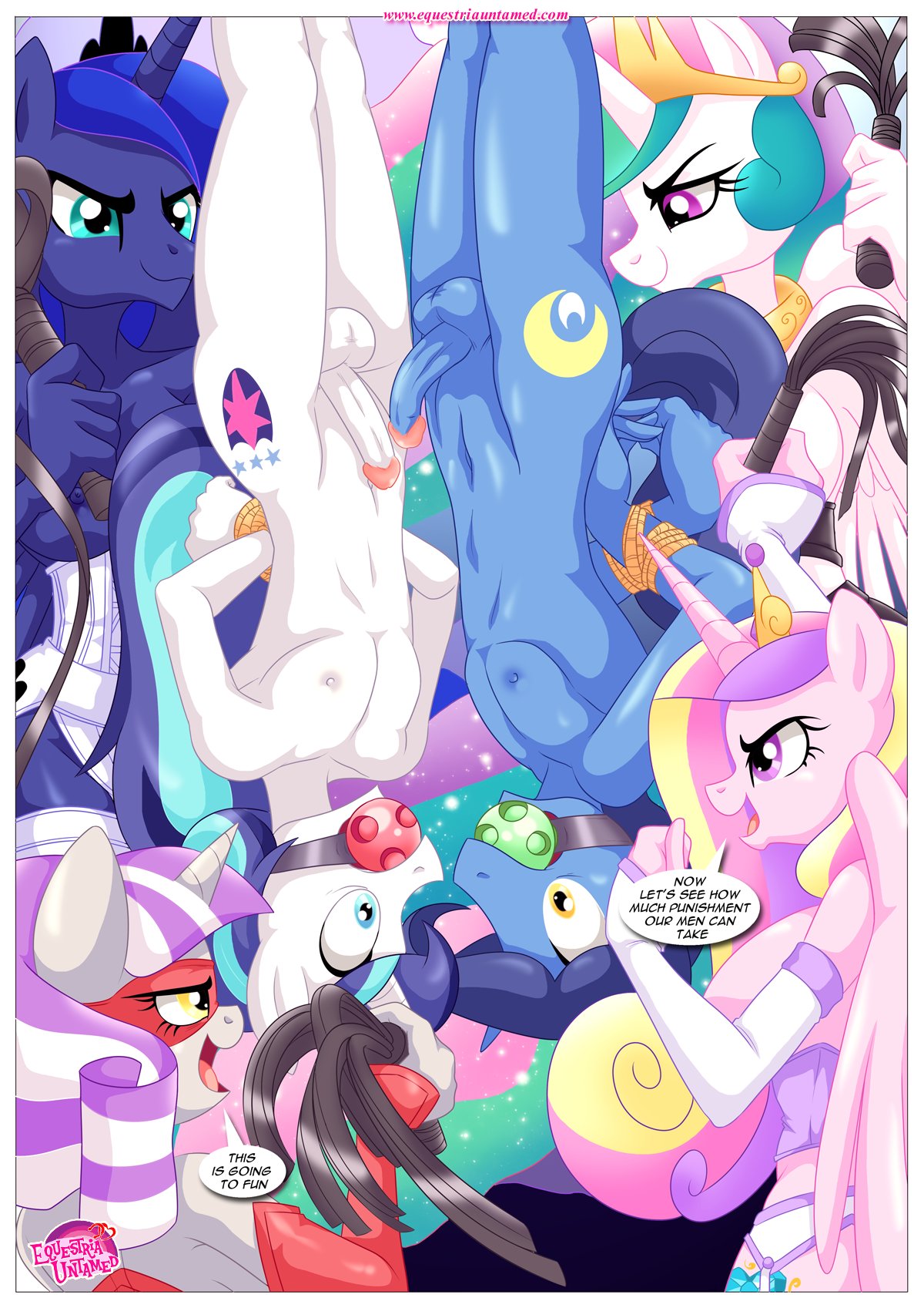 bbmbbf comic equestria_untamed friendship_is_magic my_little_pony palcomix princess_cadance princess_cadance_(mlp) princess_celestia princess_celestia_(mlp) princess_luna princess_luna_(mlp) rainbow_dash's_game_of_extreme_pda shining_armor shining_armor_(mlp)