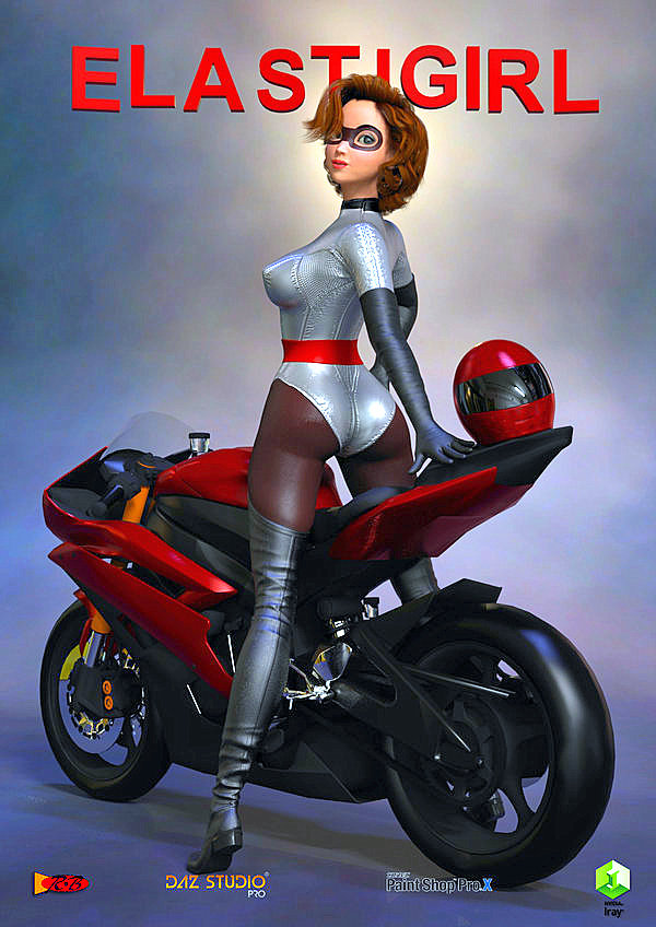 ass boots breasts disney elastigirl gloves helen_parr mask the_incredibles thighs