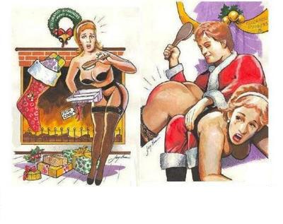 christmas fetish sexy spank spanked spanking