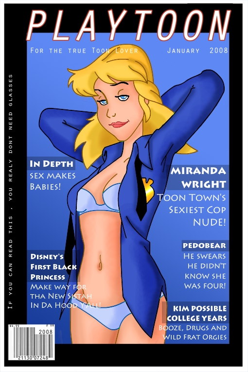 bonkers disney magazine_cover miranda_wright pedobear playboy_parody playtoon