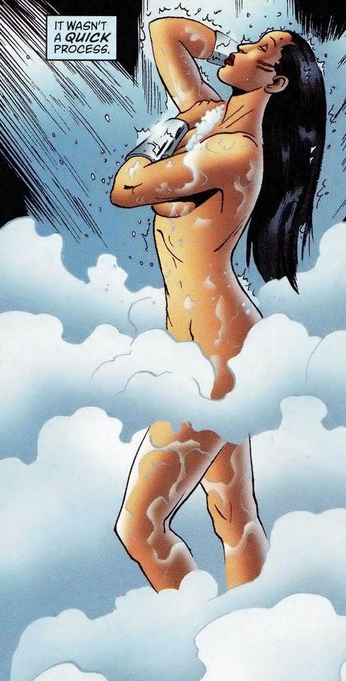 bathing censored comic david_lopez dc_comics nude official_art wildstorm_fx wonder_woman
