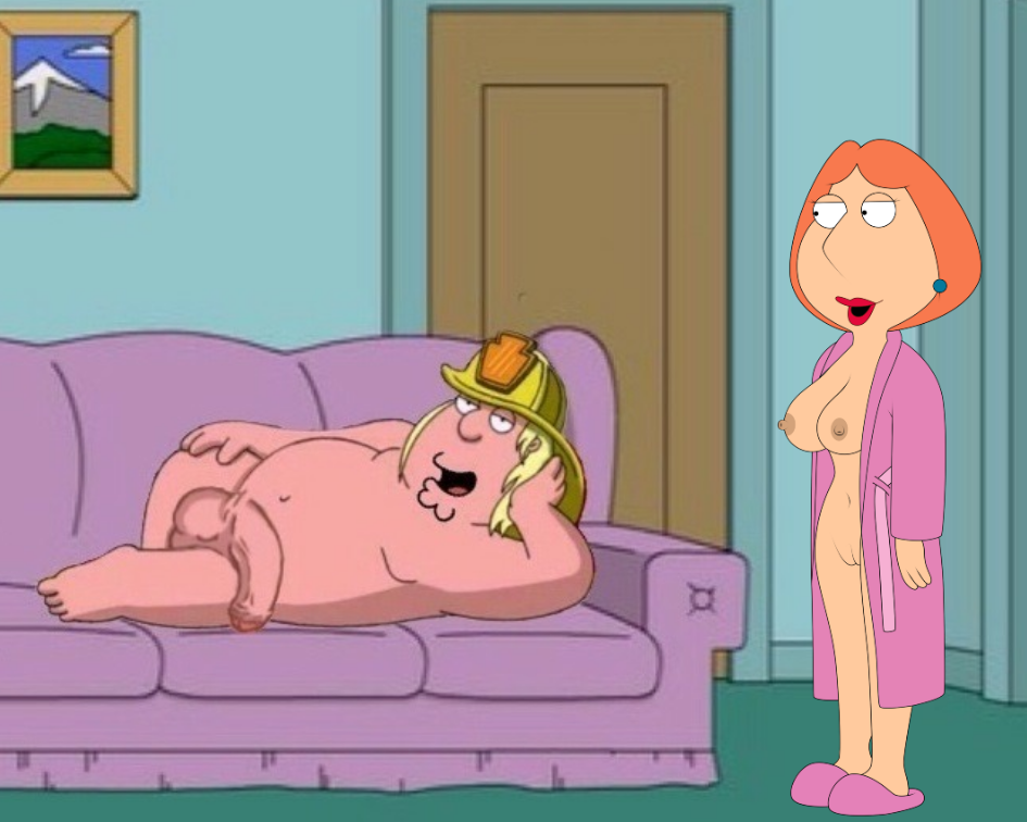 breasts chris_griffin family_guy huge_penis incest lois_griffin mother's_duty mother_and_son open_robe