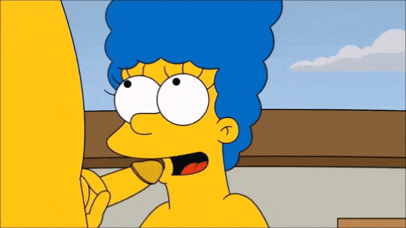 animated animated_gif boat fellatio gif marge_simpson oral penis the_simpsons yacht