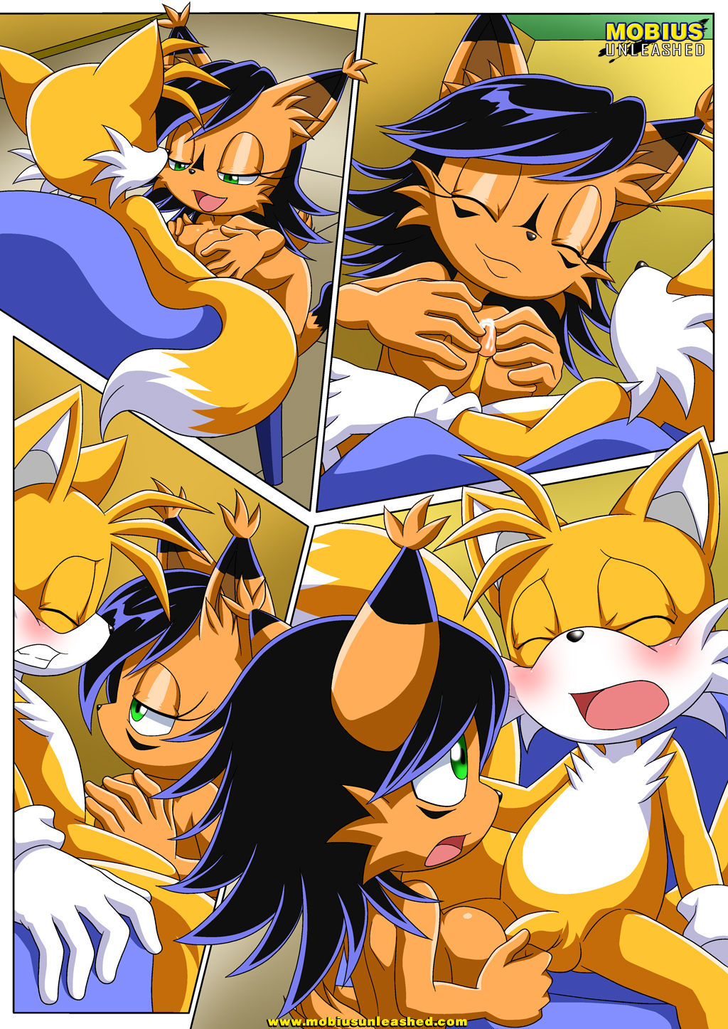 archie_comics bbmbbf happai_birthday miles_"tails"_prower mobius_unleashed nicole_the_lynx palcomix sega sonic_(series) sonic_the_hedgehog_(series)