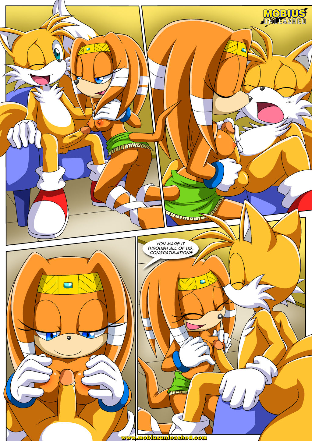 alluring bbmbbf happai_birthday miles_"tails"_prower mobius_unleashed palcomix sega sonic_(series) sonic_the_hedgehog_(series) tikal_the_echidna
