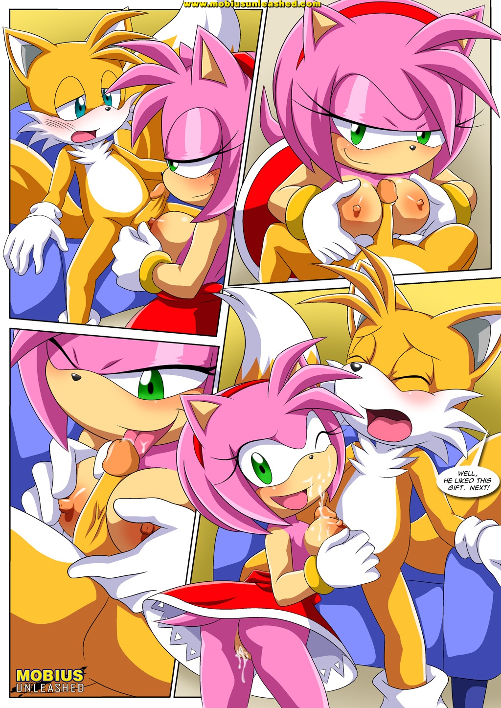 amy_rose bbmbbf happai_birthday miles_"tails"_prower mobius_unleashed palcomix sega sonic_(series) sonic_the_hedgehog_(series)