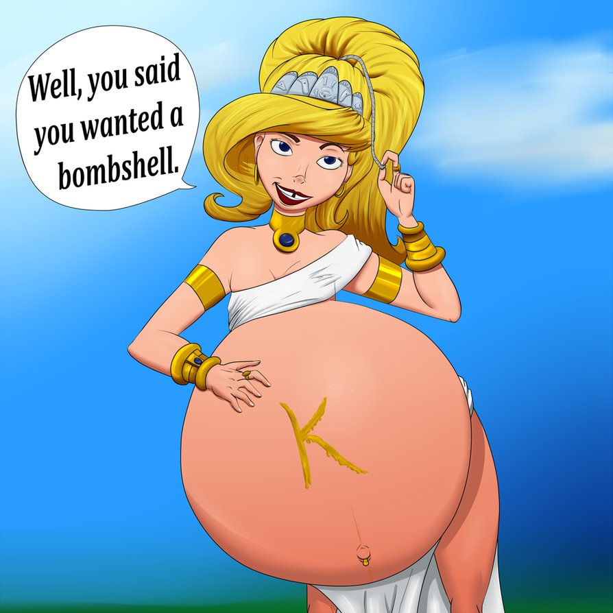 blonde_hair blue_eyes eris hyper_pregnancy pregnant the_grim_adventures_of_billy_and_mandy theneverwere