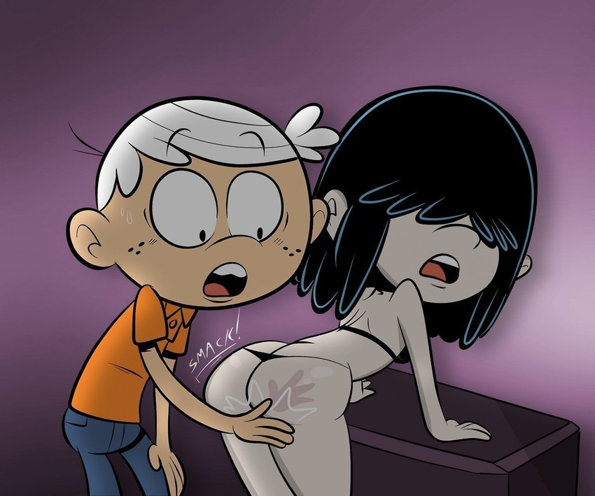 ass ass_smack lincoln_loud lucy_loud spank spanked spanking the_loud_house