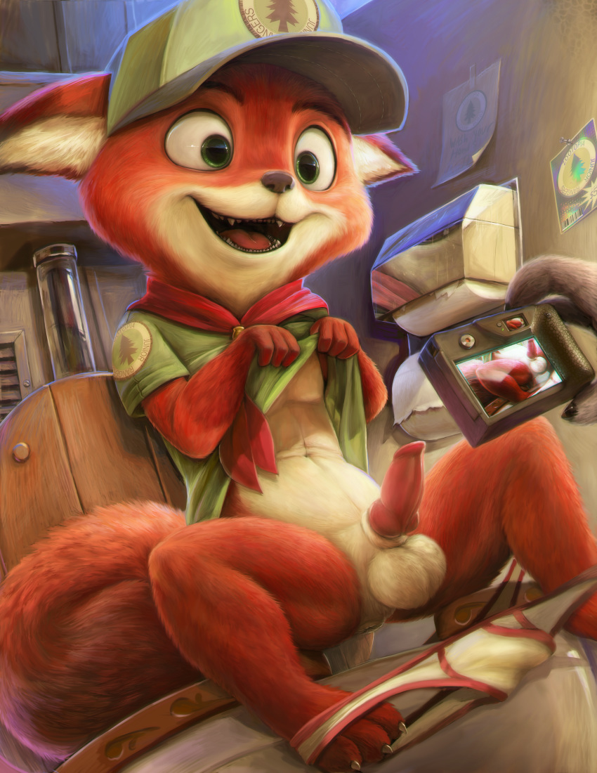 cub fur furry male male_only nick_wilde penis zootopia