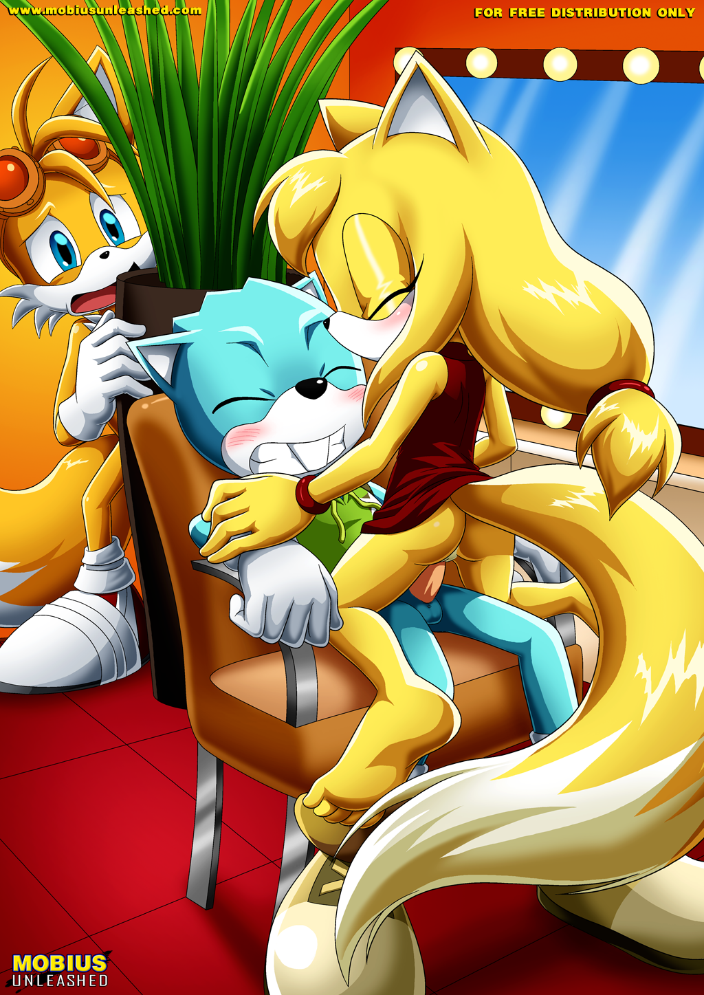 bbmbbf blush dave_the_intern miles_"tails"_prower mobius_unleashed ntr palcomix riding sega sonic_(series) sonic_boom sonic_the_hedgehog_(series) zooey_the_fox