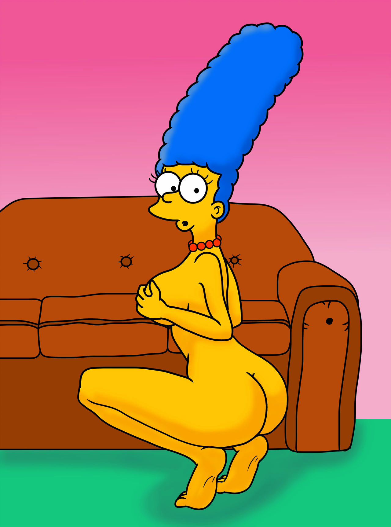 Marge simpson naked