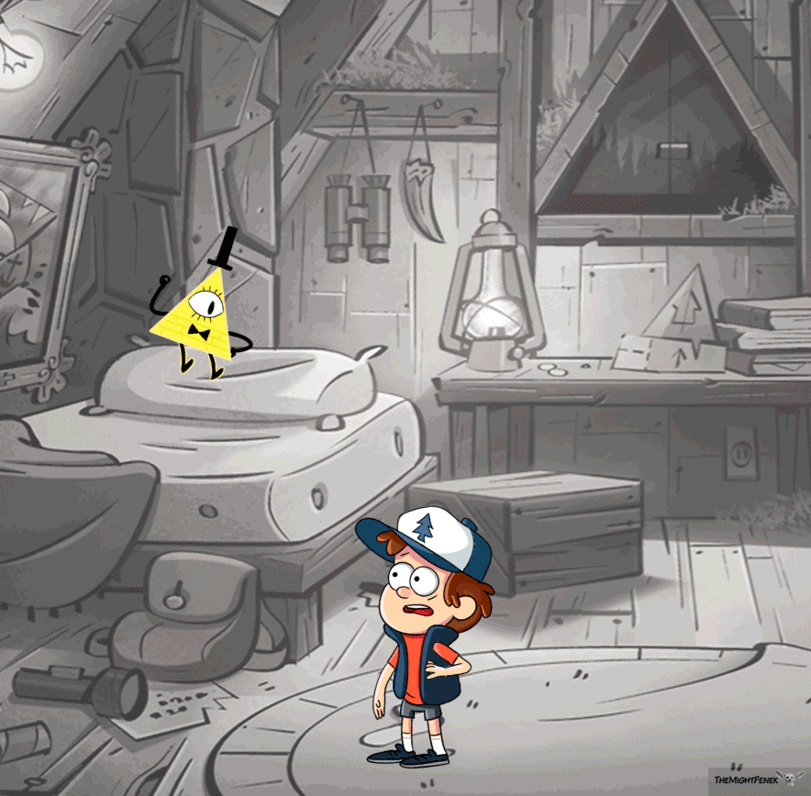 bill_cipher breasts cleavage dipper_pines female_version genderswap gif gravity_falls magic outfit sexy