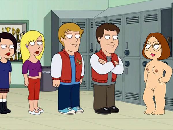 breasts family_guy glasses hand_on_hip meg_griffin nipples nude shaved_pussy