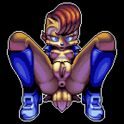 1girl anthro anus archie_comics boots breasts female_only furry high_heel_boots hotred is is_(artist) looking_at_viewer nipples pixel_art pussy sally_acorn sega solo_focus sonic_(series)