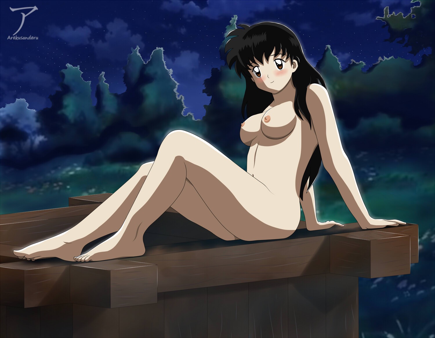 Kagome higurashi naked